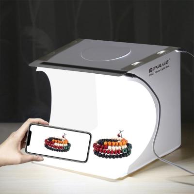 【売上倍増】撮影ボックスPULUZ30cm★LED搭載★Type-C変換付★美品 Amazon | PULUZ 30cmソフトボックス 折りたたみ式撮影ボックス 簡易