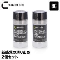 【並行輸入品】 チョークレス CHALKLESS 滑り止め ボトル 8g 約40回分 2個セット 即効 手汗対策 グリップ すべり止め