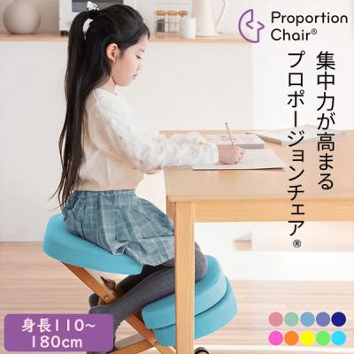新品　バランスチェア　プロポーションチェア　補助クッション付き　ブルー プロポーションチェアキッズ - MIYAMARKET