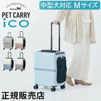 ペットキャリー キャスター ペチコ PETiCO ペット キャリーバッグ おしゃれ 犬 猫 キャスター付き ハード キャリーケース 小型犬 中型犬 1匹 2匹 3001-M | GulliverOnlineShopping Yahoo!店