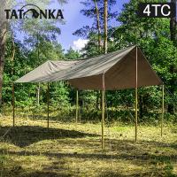 月末月初ポイントUP 【並行輸入品】 タトンカ Tatonka タープ Tarp 4 TC 285×400cm ポリコットン 撥水 2468 サンドベージュ キャンプ | GulliverOnlineShopping Yahoo!店