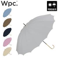 Wpc. ダブリュピーシー 傘 16本骨ソフトリッド 雨晴兼用 雨傘 日傘 長傘 手開き式