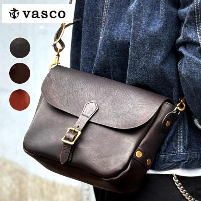 ヴァスコ vasco ポストマンバッグ メール vasco / LEATHER POSTMAN SHOULDER BAG -MEDIUM（PLANE/U.S.MAIL）