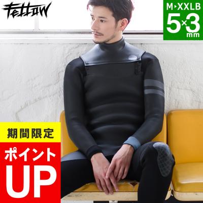 4回のみ着用　fellow ウェットスーツ　セミドライ 4回のみ着用 fellow ウェットスーツ セミドライ セミドライ
