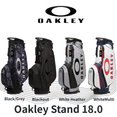 OAKLEY キャディバッグ グレー/ブラック オークリー キャディーバッグ <br>OAKLEY STAND 17.0 FW FOS901535 <br
