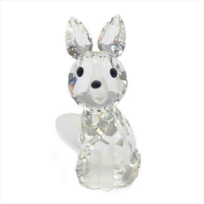 未使用希少2000年廃盤品 オーストリア製◆スワロフスキー『キツネ』013837 SWAROVSKI（スワロフスキー） キツネ オブジェ 置物 013837 クリア