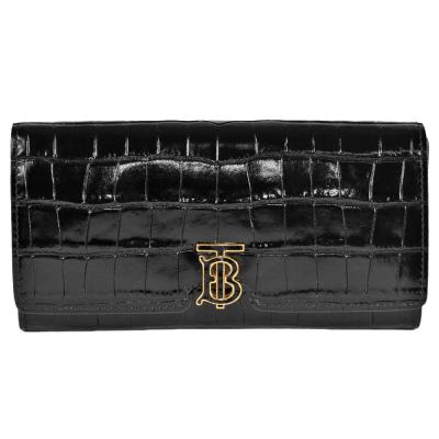 【美品】バーバリー　長財布　レザー　ブラック　ゴールド金具　ロゴ金具　レア バーバリー 財布 ゴールドのおすすめ人気商品一覧 通販 - Yahoo