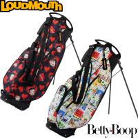ラウドマウス ベティコラボ スタンドバッグ LM-CB0033  超軽量 1.38kg キャディバッグ Loudmouth x Betty Boop | ゴルフアトラス