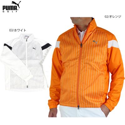 PUMA ゴルフ メンズジャケット（色：オレンジ系）｜メンズウエア
