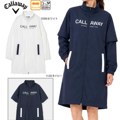 2.（Callaway／ゴルフ レインウエア レディース）（色：ネイビー系