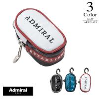 Admiral GOLF ゴルフ ボールポーチ（W12×D5×H6.5cm：ユニセックス） ポイント5倍 2023新作モデル admg3be1 | ゴルフショップSUEHIRO