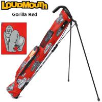 ラウドマウス セルフスタンドキャリーバッグ Gorilla Red ゴリラレッド LM-CC0005 772985(295) 日本規格 2WF2 Loudmouth Self Stand Bag 派手 な 柄 | サードウェイブ ゴルフ&スポーツ