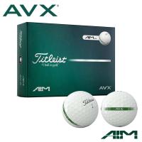 タイトリスト(Titleist) AVX AIM (エイム)360° アライメントマーキング ゴルフボール 1ダース(12球) 2026年モデル (日本正規品) | ゴルフショップセブンGOLF7