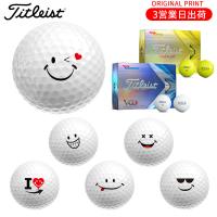 【オリジナルプリントゴルフボール(納期2-4日)】タイトリスト VG3 1ダース(12球) 2023年継続モデル スマイルB[オウンネーム(マーク)] | ゴルフショップセブンGOLF7