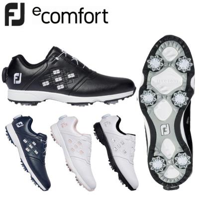 超美品☆FOOTJOYフットジョイ ECOMFORT BOA ゴルフシューズ FOOTJOY フットジョイレディースe COMFORT Boa-イーコンフォート