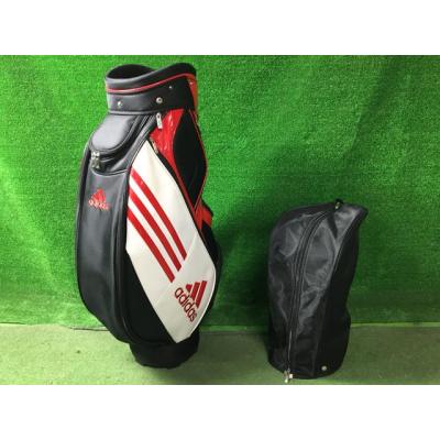 ✨極美品✨ adidas ゴルフキャディバッグ 9型 B/R 新品ボール付き 0000789744_1.jpg