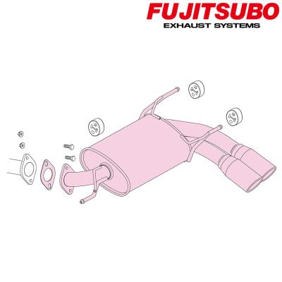 インプレッサスポーツ マフラー gp3（FUJITSUBO）のおすすめ人気商品