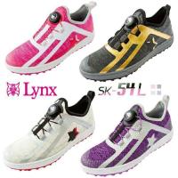 Lynx リンクス SK-54L レディース スパイクレス ゴルフシューズ 3E ダイヤル式 21.5cm 22cm 22.5cm 23cm 23.5cm 24cm 24.5cm 25cm スリッポンタイプ | ゴルフマン