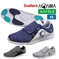 ホンマ ゴルフ シューズ ニット スパイクレス ダイヤル式 4E 軽量 ブラック ネイビー グレー SR12301 本間 HONMA | ゴルフパートナー 別館