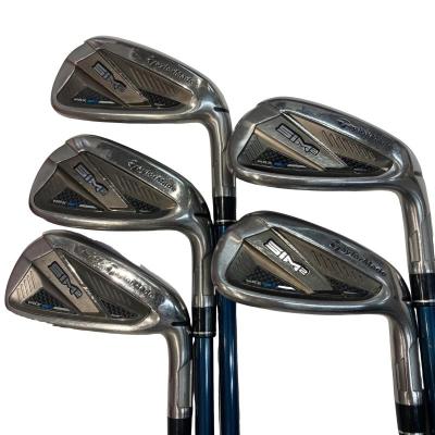 シム2マックス アイアンセット 5本　希少DG S200 カバー付 右用 テーラーメイド 2021年 SIM2 MAX アイアンセット 7本 (#5-9,Pw,Aw