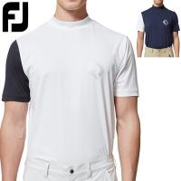 フットジョイ ゴルフウェア メンズ FUEL モックネック 半袖シャツ FJ-S22-S16 2022年春夏モデル M-XL | ゴルフレンジャー