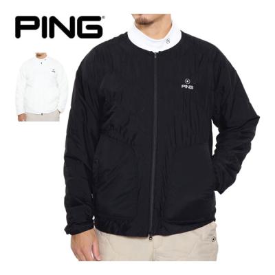 PING ゴルフ メンズジャケット（ジップ、ボタン：ジップアップ