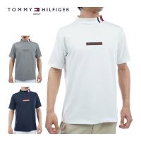 トミーヒルフィガー ゴルフ ウェア メンズ ボックスロゴ モックネック 半袖シャツ THMA412 2024年春夏モデル M-XL | ゴルフレンジャー