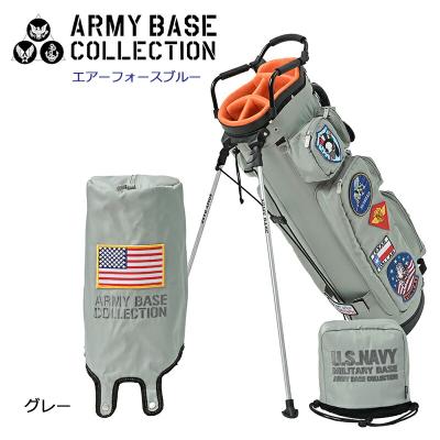 希少 デニム生地 アーミーベースコレクション スタンドキャディバッグ ゴルフ アーミーベースコレクション スタンドバッグ ネイビー ABC-048SB