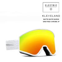 ゴーグル エレクトリック ELECTRIC KLEVELAND MATTE WHITE NURON / GREY RED CHROME JP 23-24 クリーブランド JAPAN FIT スノボ スキー | GOLGODAヤフーショップ