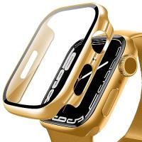 DYAOLE 対応 Apple Watch Series 9/8/7 ケース 45mm アップルウォッチ9/8/7 ケース 45mm 光沢ケース 対応 アップルウォッチ カバー ガラスフィルム | グッドディール