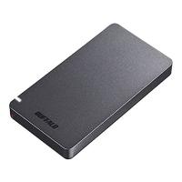 バッファロー SSD-PGM480U3-B USB3.2(Gen2) ポータブルSSD 480GB ブラック | グッドライフサービス