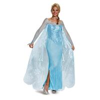 Frozen: Elsa Prestige Adult Costume 冷凍：エルザプレステージ大人用コスチューム♪ハロウィン♪サイズ： 並行輸入 | Good Quality