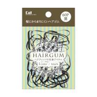 貝印 ゴムリング 黒 60P 1個 | グッドスマイリーYahoo!店