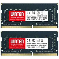 WINTEN ノートPC用 メモリ DDR4 2400 PC4-19200 32GB (16GB x 2枚) 260Pin CL17 1.2V SO- | グッドスマイリーYahoo!店