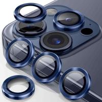 【4枚セット】カメラレンズカバー iPhone15 Pro/iPhone15 Pro Maxに適用 カメラ保護 アルミ合金製+強化ガラス アイフォン1 | グッドスマイリーYahoo!店