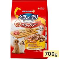 グラン・デリ ふっくら仕立て 13歳以上用 700g 鶏ささみ・ビーフ・緑黄色野菜・小魚・チーズ・角切りビーフ粒入り 小粒 ドッグフード セミモイストフード | グッドドッグ ヤフー店