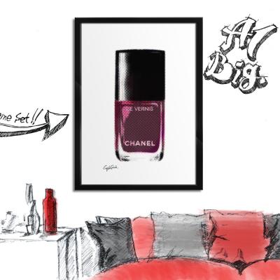 クレイグガルシア　シャネル　アート CHANEL アートポスター（キャンバス） ブランド オマージュ
