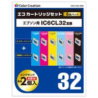 IC6CL32互換インク【CCE-IC32-6SW】全６色ｘ2回分・交換用インクタンク付 | グッドメディア2号店