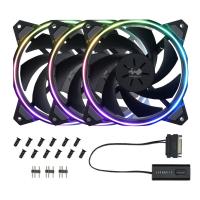 IN WIN Sirius Loop ASL120　ASL120FAN-3PK トリプルパック アドレサブルRGB LED両面搭載 ケースファン 3個パック | グッドウィル ヤフー店