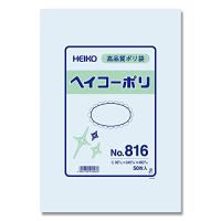 シモジマ ヘイコー ビニール袋 ヘイコーポリ No.816 0.08mm厚 紐なし 50枚 006628600 幅340高480mm | GOOD ZERO