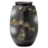 信楽焼 へちもん 花瓶 フラワーベース 大きい 茶色 老松なつめ 陶器 MR-1-2579 | GOOD ZERO