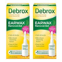 Debrox 耳垢除去エイドキット - 0.5オズ、2パック | GOOD ZERO
