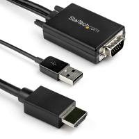 StarTech.com VGA - HDMI 変換アダプタケーブル 2m USBオーディオ対応 1920x1080 アナログRGBからHDMIに変換 | GOOD ZERO