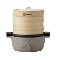 アピックス 電気せいろ蒸し器 むしざんまい AMZ-450GY | GOOD ZERO