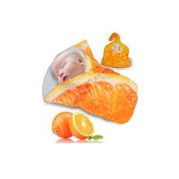 Edges42 おくるみ 新生児 野菜 ガーゼ 夏 抱っこ布団 授乳ケープ 白菜 オレンジ みかん | GOOD ZERO