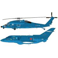 プラッツ 1/144 航空自衛隊 U-125/UH-60J 小松救難隊 自衛隊刺繍パッチ付属 プラモデル PF-75 | GOOD ZERO