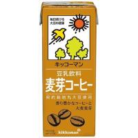 送料無料 キッコーマン飲料 豆乳飲料 麦芽コーヒー 200ml×36本 CS | 御用蔵 大川