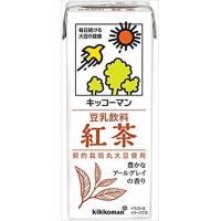 送料無料 キッコーマン飲料 豆乳飲料 紅茶 200ml×36本 | 御用蔵 大川