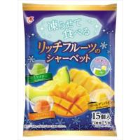 送料無料 エースベーカリー 凍らせて食べる リッチフルーツシャーベット(15個入り)×32袋 | 御用蔵 大川