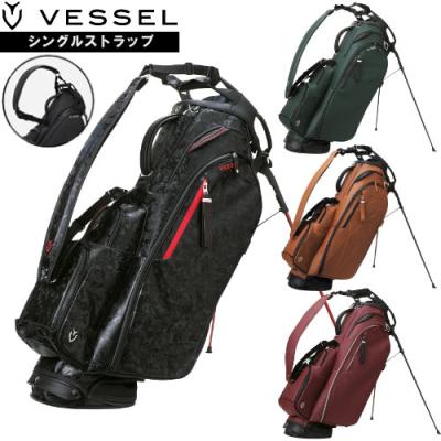 VESSEL ゴルフバッグ キャディバッグ スタンド型 VESSEL（スポーツ） キャディバッグ（種類：スタンド式）｜ゴルフ用
